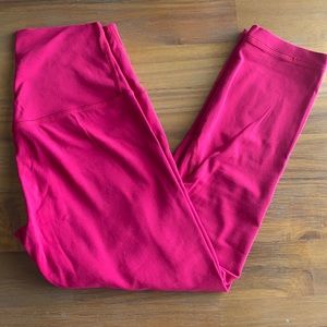 Lululemon Red Align Capris